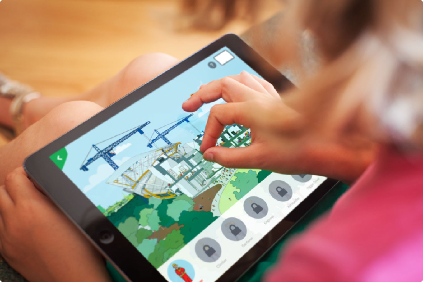 A child playing Where’s Frank
